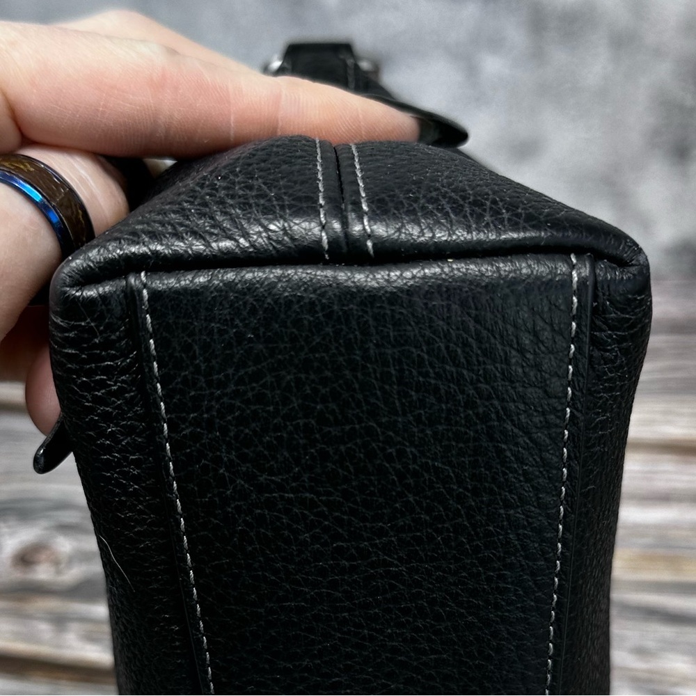 Coach Charlotte Shoulder Bag In Black EUC​ - Picture 8 of 12